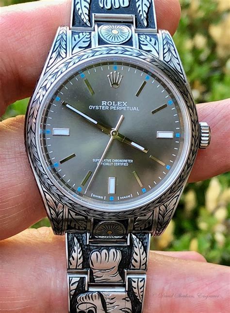 rolex engraving